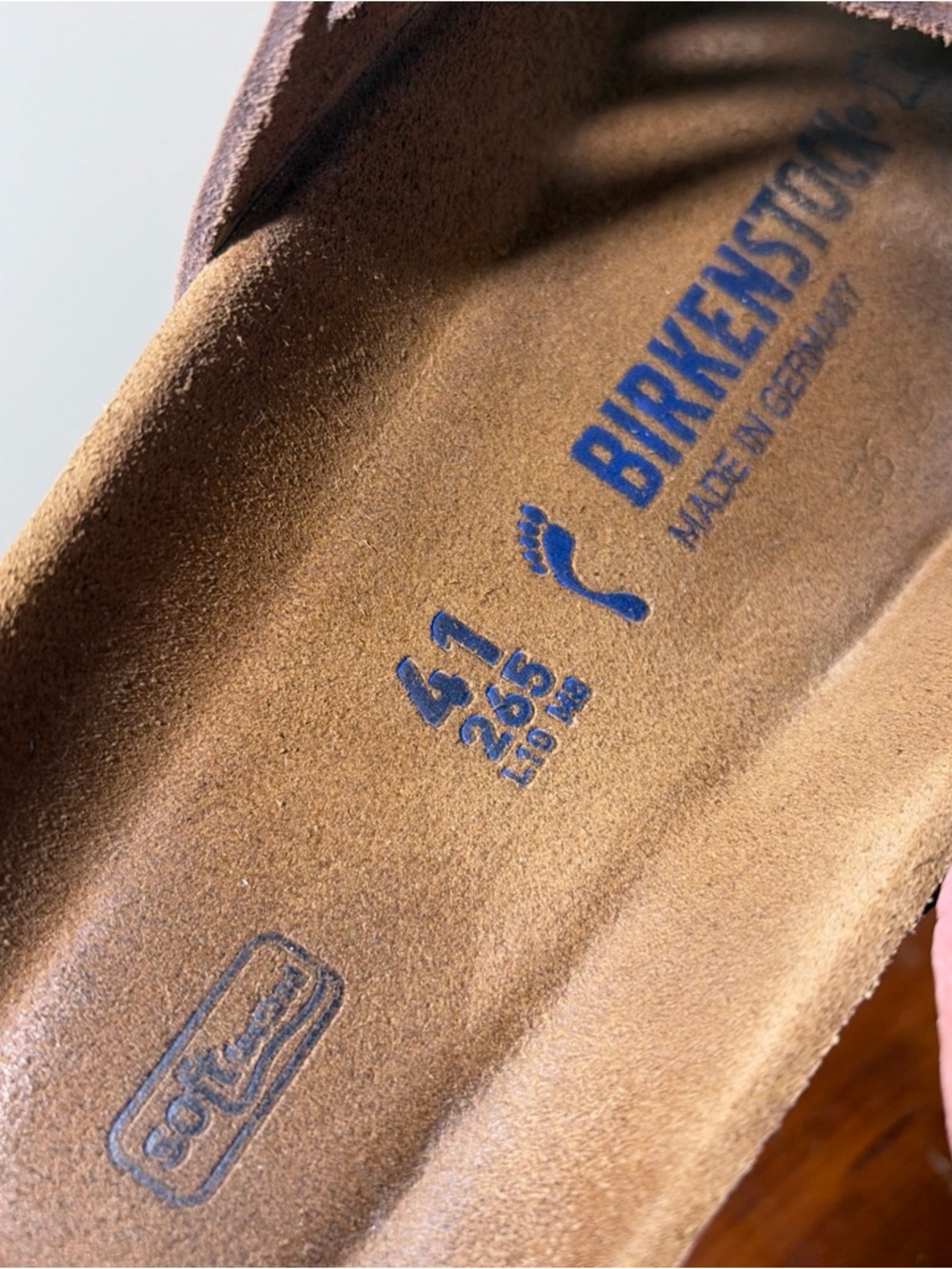 Birkenstock Granada Habana Oiled Leather Soft Footbed Sandals Size 41 L 10 M 8 - Picture 4 of 7
